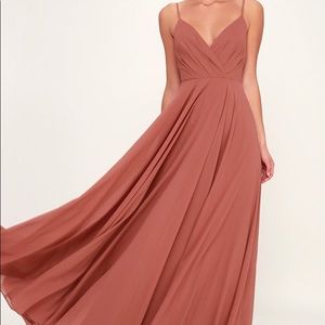 All About Love Rusty Rose Maxi Dress - Lulu’s